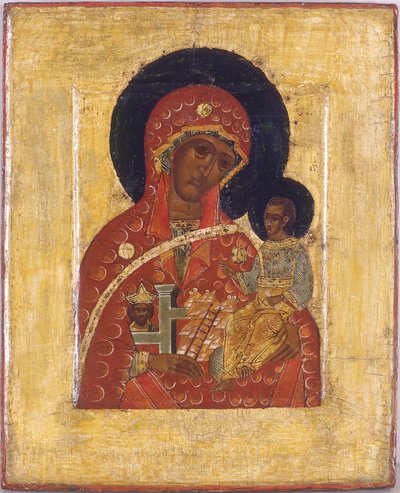Dziewica Góra wyrwana nie rękoma autorstwa Anonymous Russian icon painter