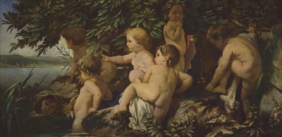 Kąpiące się dzieci (obraz olejny) autorstwa Anselm Feuerbach