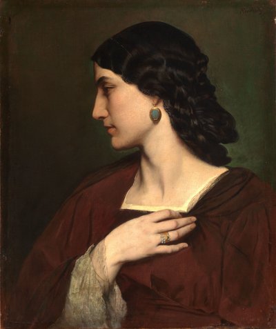 Portret Nanny Risi autorstwa Anselm Feuerbach