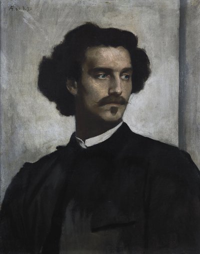 Autoportret, 1873 autorstwa Anselm Feuerbach