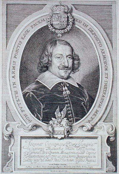 Johann Cuyermans, z „Portraits des Hommes Illustres”, sztychowanej przez Paulusa Pontiusa (1603-58), wydana w 1706 r. (rycina) autorstwa Anselmus van (after) Hulle