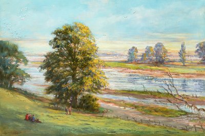 Martlesham Creek w pobliżu Woodbridge, Suffolk autorstwa Anthea Durose