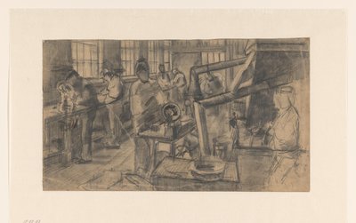 W fabryce srebra autorstwa Anthon Gerhard Alexander van Rappard