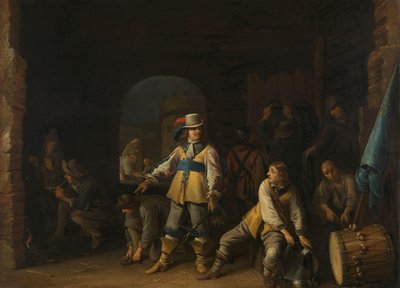 Żołnierze w wartowni autorstwa Anthonie Palamedesz