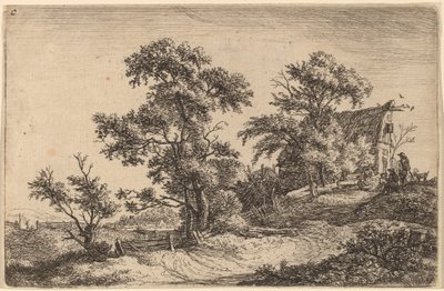 Domek na wzgórzu autorstwa Anthonie Waterloo