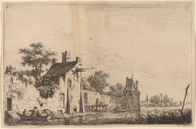 Wyjazd dwóch rybaków autorstwa Anthonie Waterloo