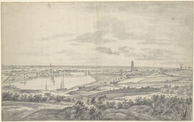 Widok na Rhenen autorstwa Anthonie Waterloo