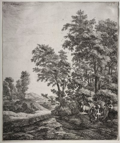 Merkury i Argus. autorstwa Anthonie Waterloo