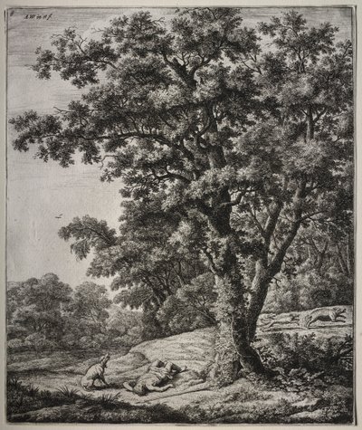 Śmierć Adonisa. autorstwa Anthonie Waterloo