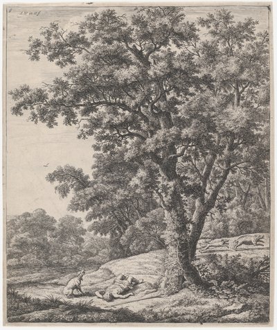Śmierć Adonisa, XVII wiek. autorstwa Anthonie Waterloo