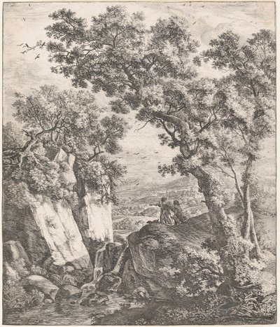 Tobiasz i Anioł, XVII wiek. autorstwa Anthonie Waterloo