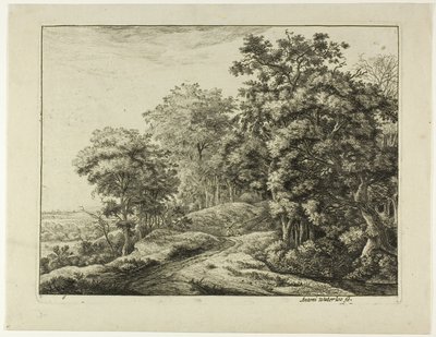 Two Men in the Hollow autorstwa Anthonie Waterloo