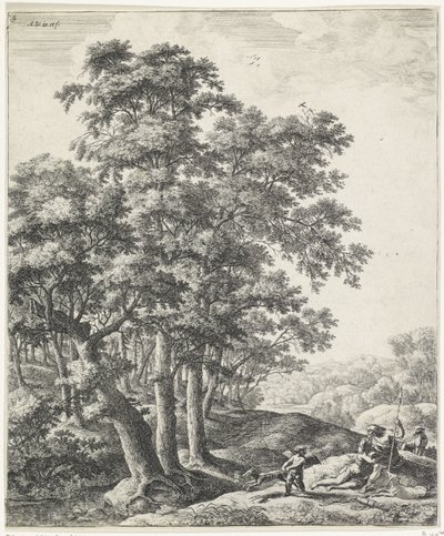 Wenus i Adonis autorstwa Anthonie Waterloo