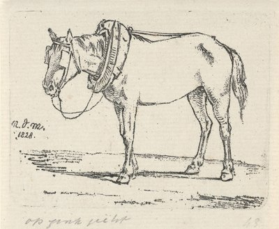 wymyślony koń autorstwa Anthonie Willem Hendrik Nolthenius de Man