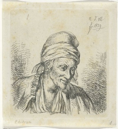Stara kobieta po prawej autorstwa Anthonie Willem Hendrik Nolthenius de Man