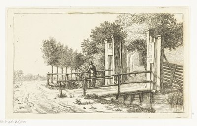 Ogrodzenie zajazdu Het Molentje na Amstel autorstwa Anthonie van den Bos