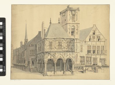 Ratusz Starego Miasta w Amsterdamie, 1641 autorstwa Anthonie van den Bos