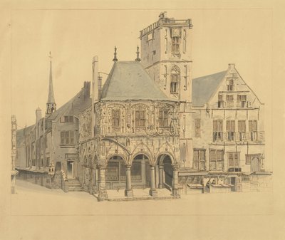 Ratusz Starego Miasta w Amsterdamie, 1641 autorstwa Anthonie van den Bos