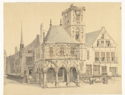 Ratusz Starego Miasta w Amsterdamie, 1641 autorstwa Anthonie van den Bos