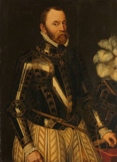 Portret Philippe de Montmorency, hrabiego Horne, admirała Holandii, członka Rady Stanu autorstwa Anthonis Mor (copy after)