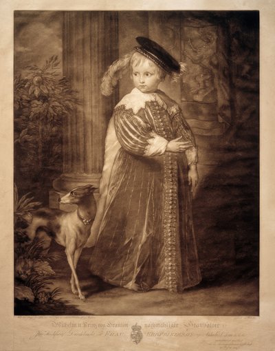 Wilhelm II Orański-Nassau jako dziecko autorstwa Anthony van Dyck