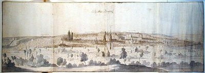 Panoramiczny widok na Brukselę autorstwa Anthonis van den Wyngaerde