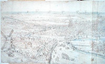 Utrecht autorstwa Anthonis van den Wyngaerde