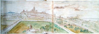 Таррагонаполигийн үзэмж autorstwa Anthonis van den Wyngaerde