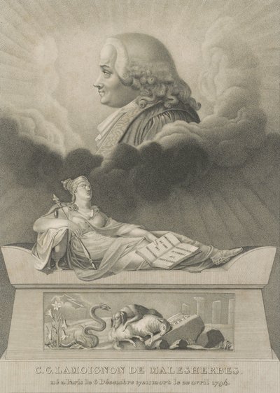 Christian Guillaume de Lamoignon de Malesherbes, 1798 autorstwa Anthony Cardon