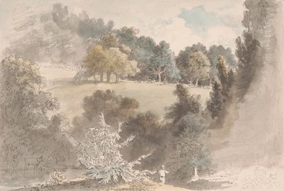 Krajobraz z drzewami autorstwa Anthony Devis