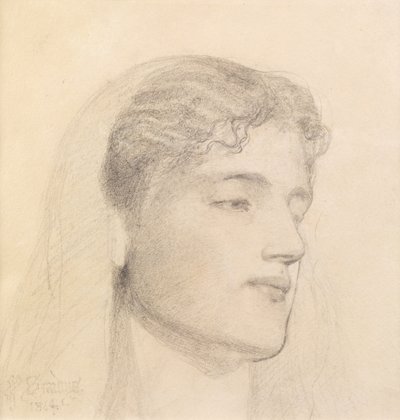Augusta Jones autorstwa Anthony Frederick Augustus Sandys