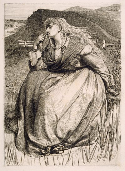 Projekt dla „Jeśli”, 1866 autorstwa Anthony Frederick Augustus Sandys