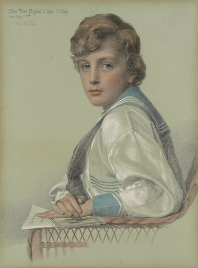Dion William Palgrave Clayton Calthrop, lat osiem autorstwa Anthony Frederick Augustus Sandys