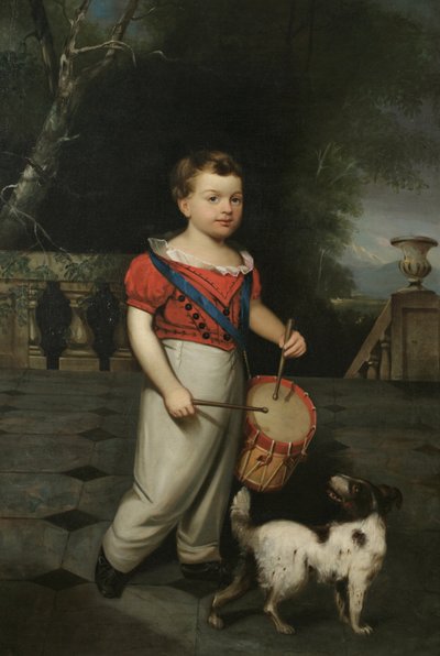 Młody perkusista, 1830-31 autorstwa Anthony Lewis De Rose