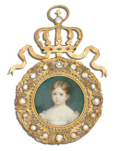 Królowa Wiktoria jako dziecko, 1825 autorstwa Anthony Stewart