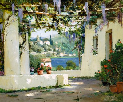 Śródziemnomorskie patio autorstwa Anthony Thieme