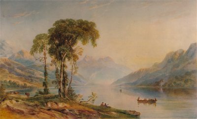 Ben Venue z Loch Achray, 1840, 1935 autorstwa Anthony Vandyke Copley Fielding