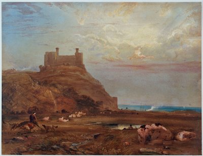 Zamek Harlech, 1820 autorstwa Anthony Vandyke Copley Fielding