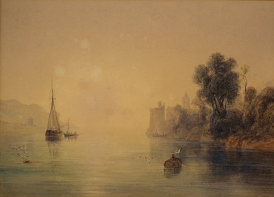 Scena rzeczna autorstwa Anthony Vandyke Copley Fielding
