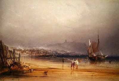 Scarborough (akwarela na papierze) autorstwa Anthony Vandyke Copley Fielding