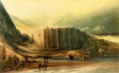 „Wyspa Staffa”, początek XIX wieku, 1946. autorstwa Anthony Vandyke Copley Fielding