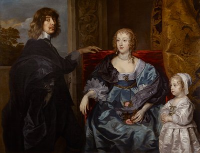 Portret Algernona autorstwa Anthony van (after) Dyck