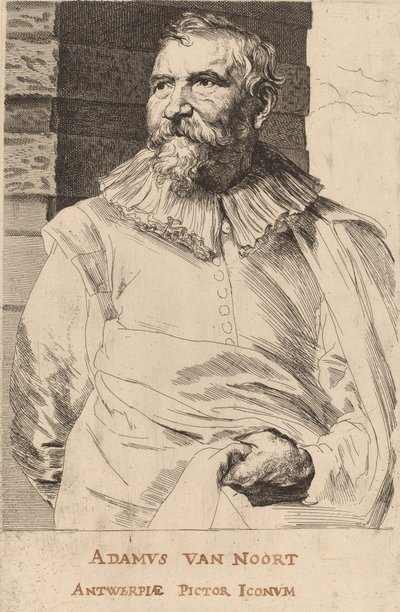 Adam van Noort, prawdopodobnie 16261641. autorstwa Anthony van Dyck