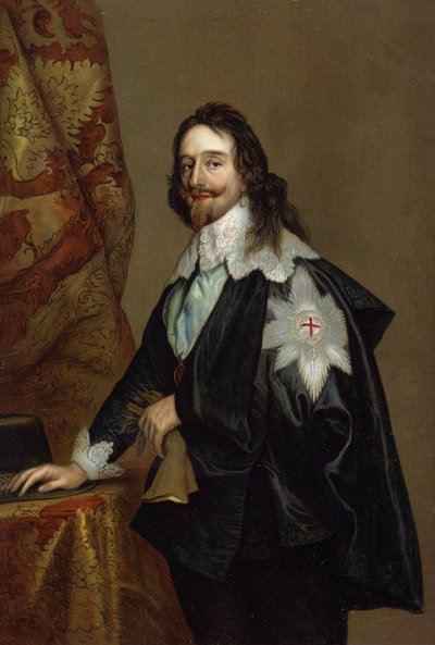 Karol I (chromolitho) autorstwa Anthony van Dyck