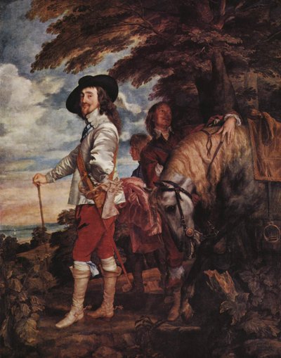 Karol I na polowaniu autorstwa Anthony van Dyck