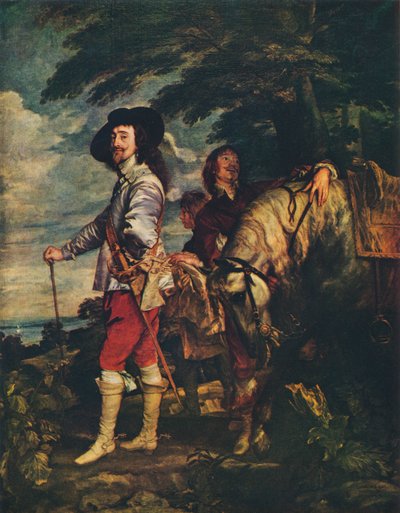 Karol I na polowaniu, c1635 autorstwa Anthony van Dyck