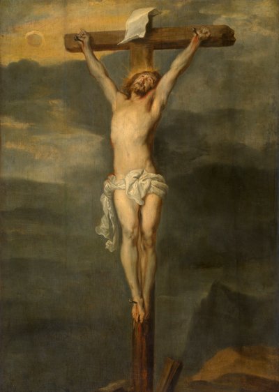 Chrystus na krzyżu (olej na desce) autorstwa Anthony van Dyck