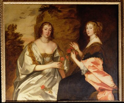 Hrabina Morton (zm. 1654) i pani Killigrew (zm. 1638) autorstwa Anthony van Dyck