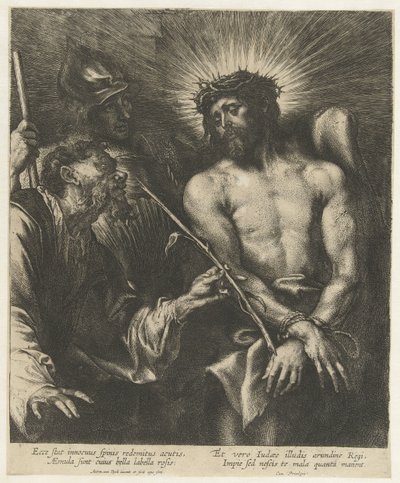 Naśmiewanie się z Chrystusa Ecce Homo autorstwa Anthony van Dyck