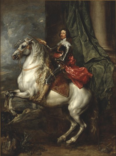 Portret konny Tomasza Franciszka z Sabaudii, księcia Carignano autorstwa Anthony van Dyck